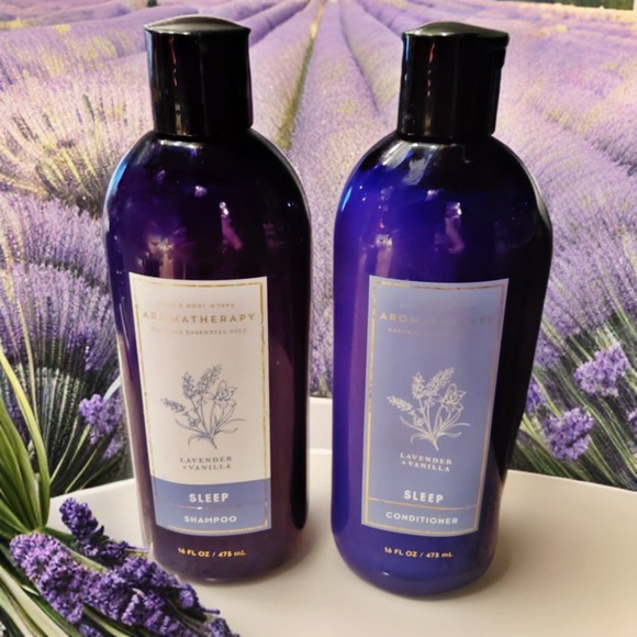 💜 LAVENDER VANILLA AROMATHERAPY SHAMPOO & CONDITIONER by Bath and Body Works